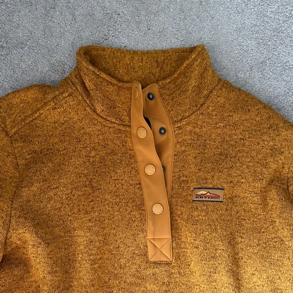 Orvis Mustard Yellow Pullover Sweater - Picture 2 of 7